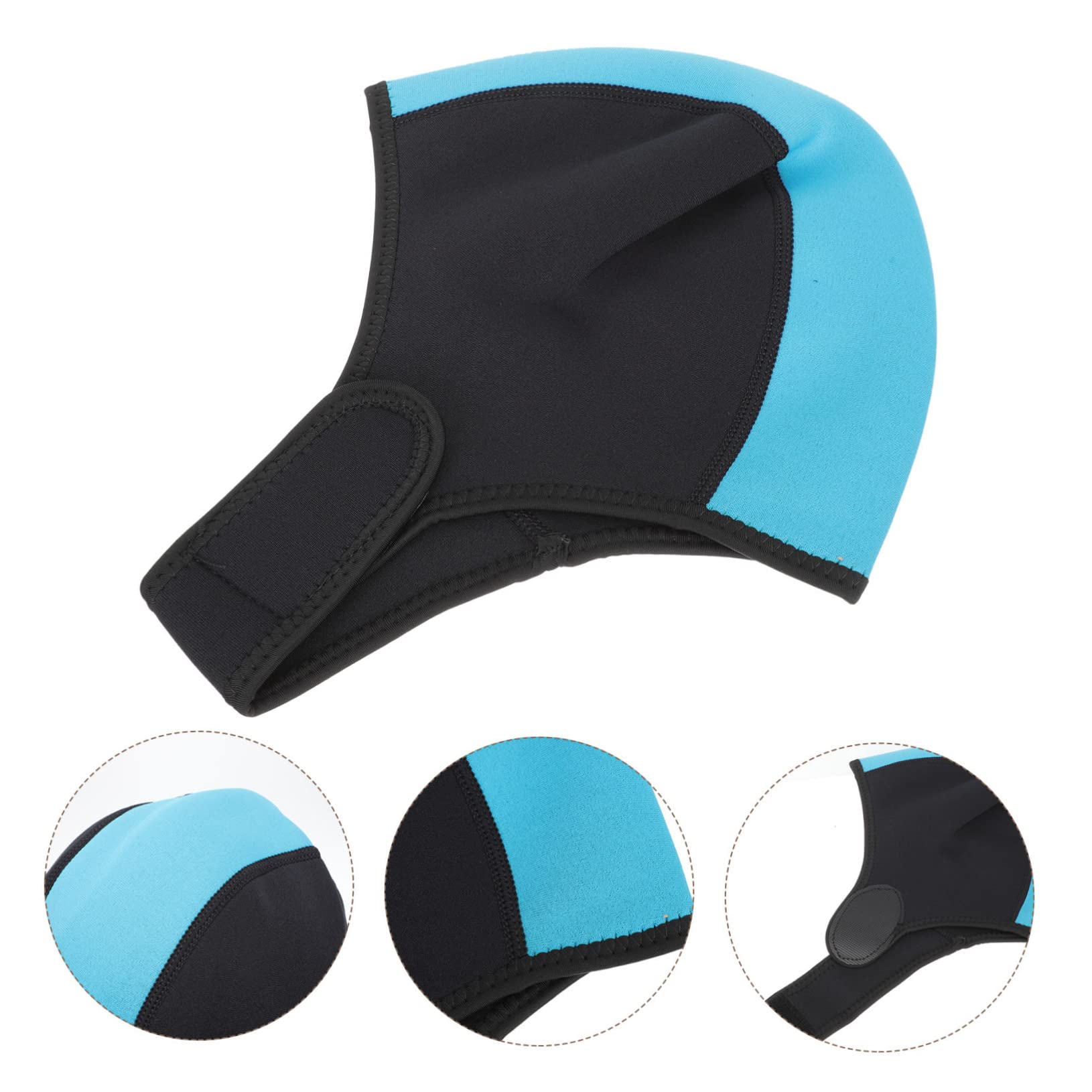 HANABASS cappuccio da immersione cuffie da nuoto con sottogola cappuccio per muta da immersione mute tappi gomma cuffia piscina cuffia da nuoto in gomma cappello da bagno in gomma