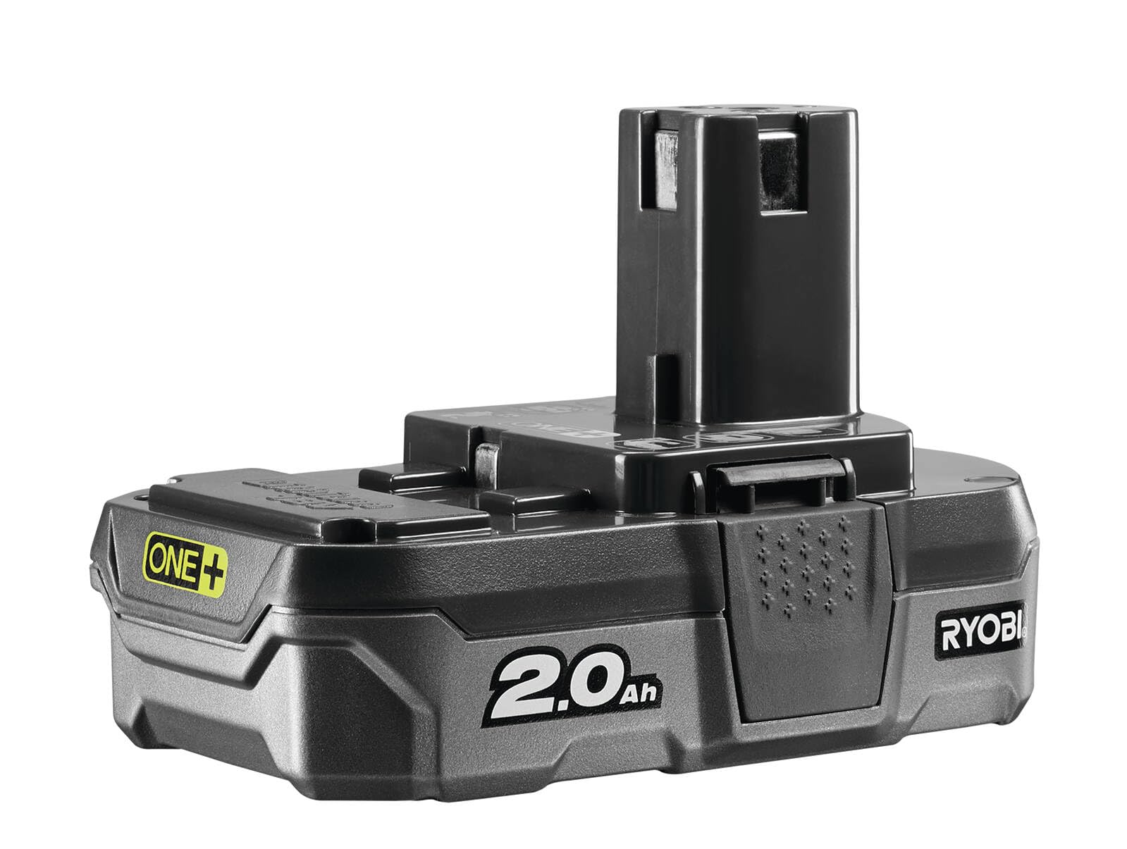 RYOBI ONE+ 18V Taladro percutor R18PD3-242S – 50 Nm, mandril 13 mm, 2 velocidades (0–500/0–1.800 rpm), 24 ajustes de par – Kit con baterías 2,0 Ah + 4,0 Ah, cargador y bolsa