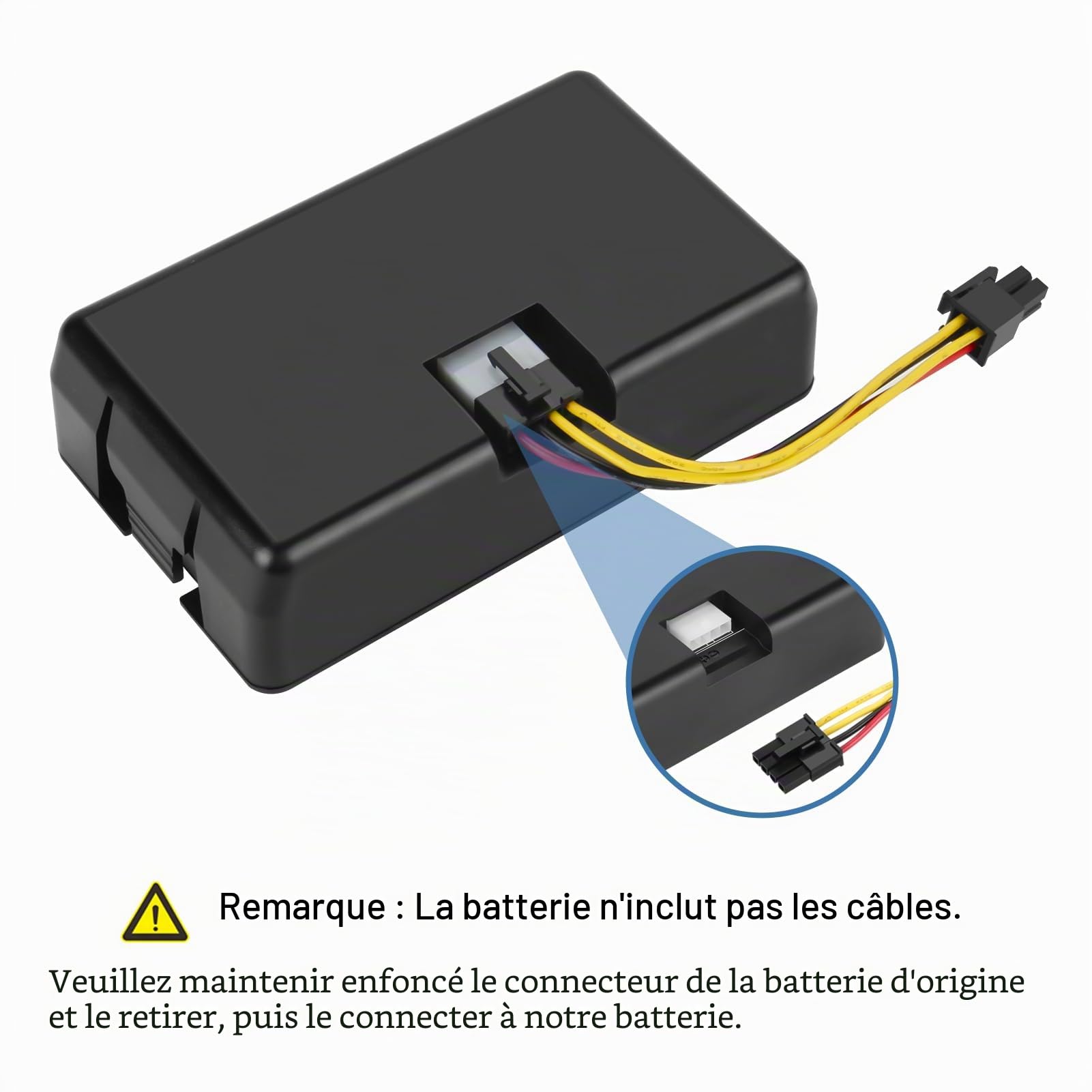 Exmate 18 V 3000mAh Batterie de Rechange pour Gardena Sileno Minimo 250, Gardena Sileno City/Life, Husqvarna Automower 115H/305/310/315/315X (2020) Tondeuse Robot à Batterie