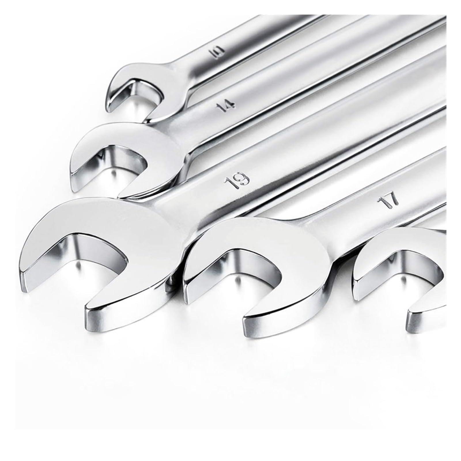 Chiave a cricchetto con estremità a Scatola combinata Set di Chiavi a Chiave Set di Chiavi Set di Utensili manuali metrici Strumenti for la Riparazione dell'auto(12pcs(8-22mm))