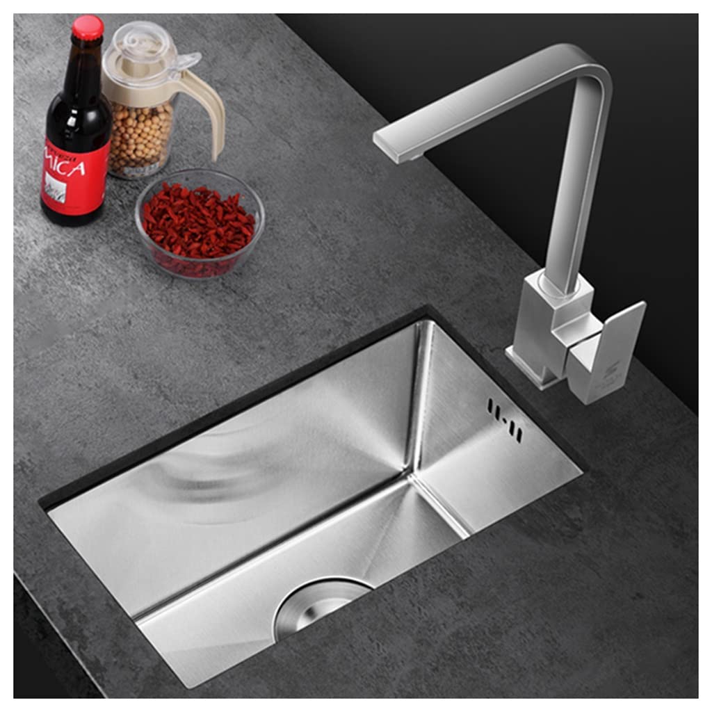Évier de cuisine compact pour balcon et studio mini bassin encastrable en inox