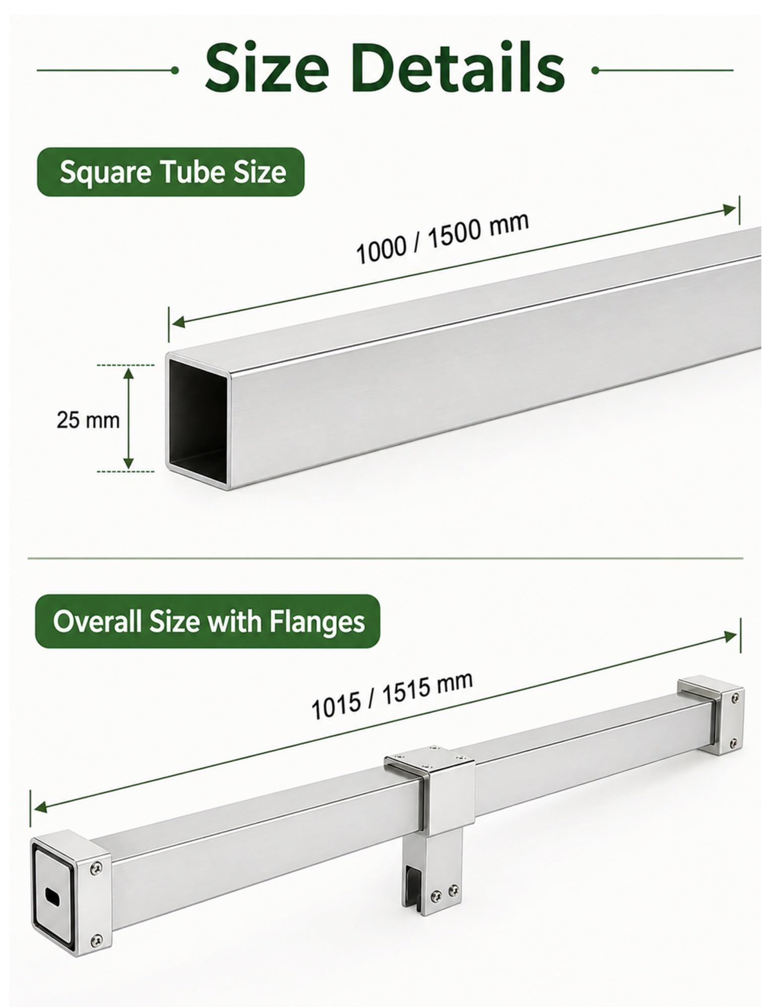 Duschglas-Stabilisator aus Edelstahl, T-förmige Vierkantstrebe | Verschiebbare Mittelhalterung für rahmenloses Glas 8–10 mm, wasserdicht und wackelfest(Silver,L-150 CM)