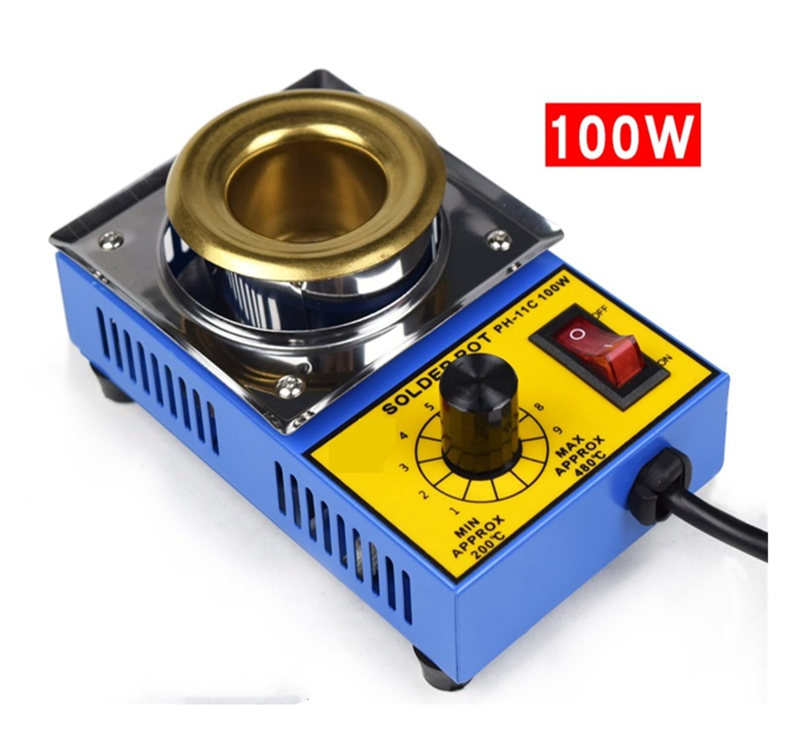 Tygiel lutowniczy 100W 150W bezołowiowy tygiel lutowniczy lutownica rozlutownica płyta kąpielowa 36mm 50mm 80mm 100mm200-480 stopni(150w)