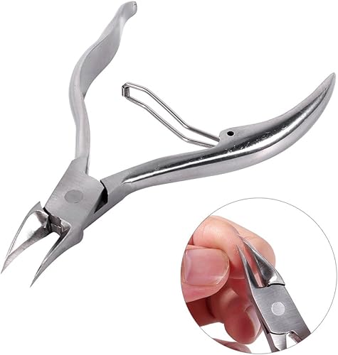 Miniatura 9 de Profesional de acero inoxidable dedo del dedo del pie clavo encarnado Clipper cutícula pinza manicura herramientas cortauñas
