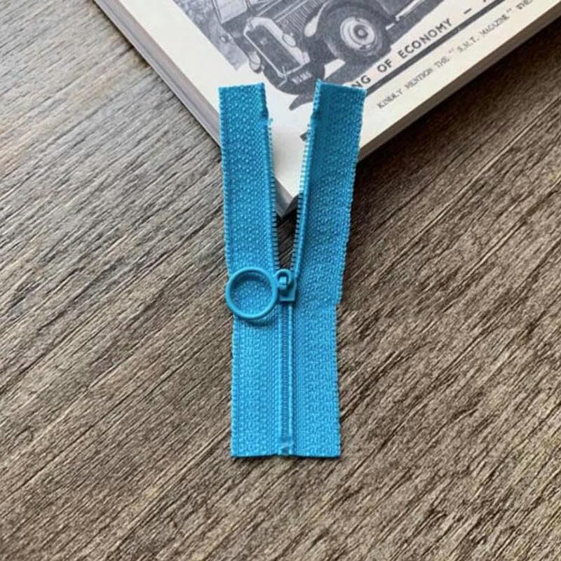 2 Cerniere Super Piccole 4 Cm Con Estremità Chiusa - Denti In Metallo E Nastro Bianco - Per Abiti E Borse Di Bambole