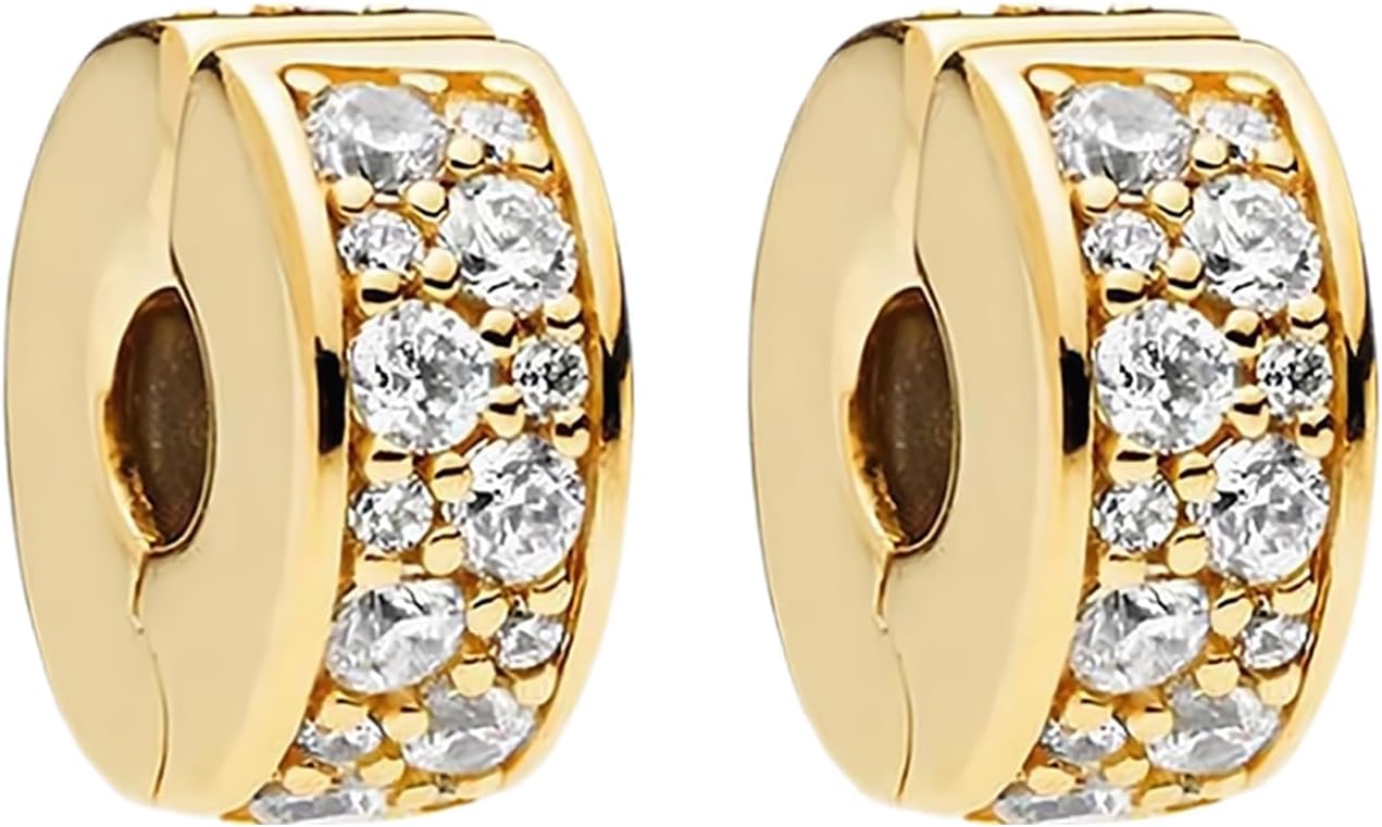 Annmors Clip Stoppers for Bracelets 925 Sterling Silver Safety Chain Security for Women Charm Bracelets