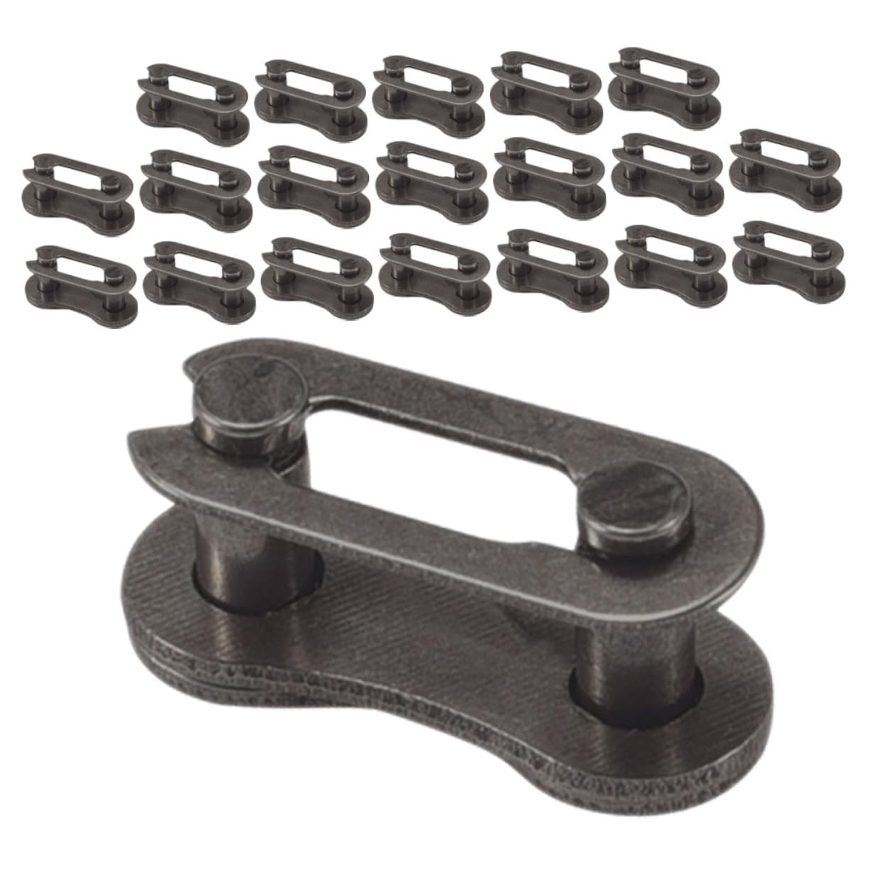 GOOHOCHY Single Speed Bicycle Chain Link Connectors Metal Quick Install Chain Links Reusable Link Assembly for Coupling and Repair