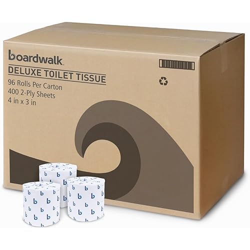 Boardwalk B6144 2-Ply Septic Safe Toilet Tissue - White (96/Carton)