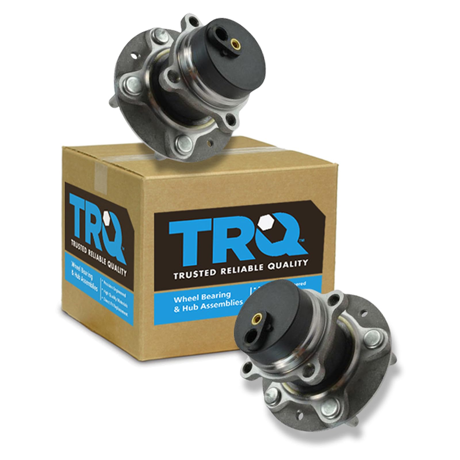TRQ 2 Piece Front Passenger Side Driver &amp; Passenger Side Wheel Bearing