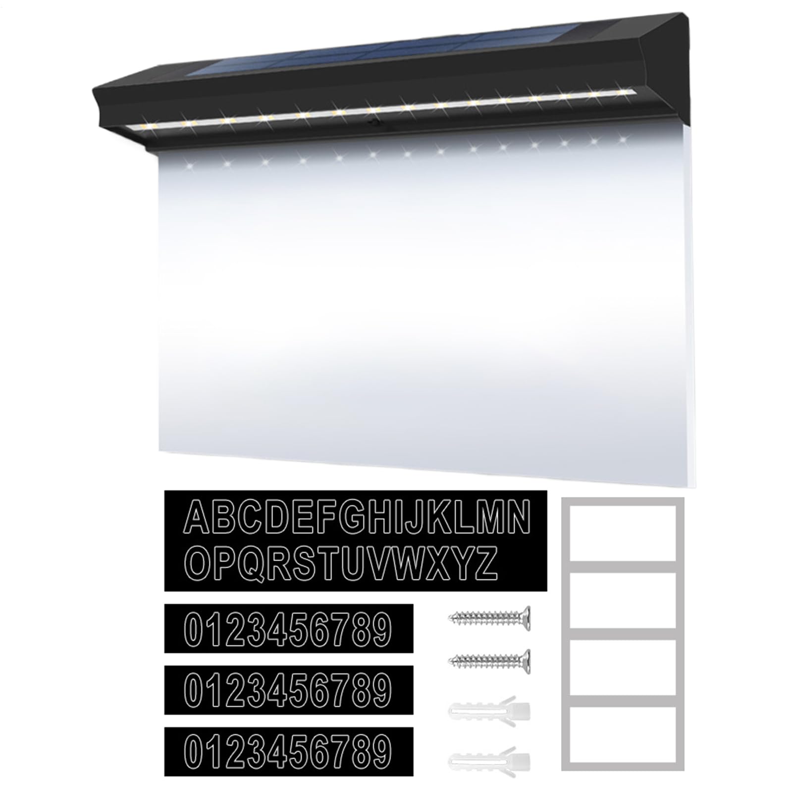 Numeri Civici Con 2 Modalità Di Illuminazione Durevole Moderno Impermeabile | Decorazione Per Con Numeri Per Giardino, Strada, Residenza,