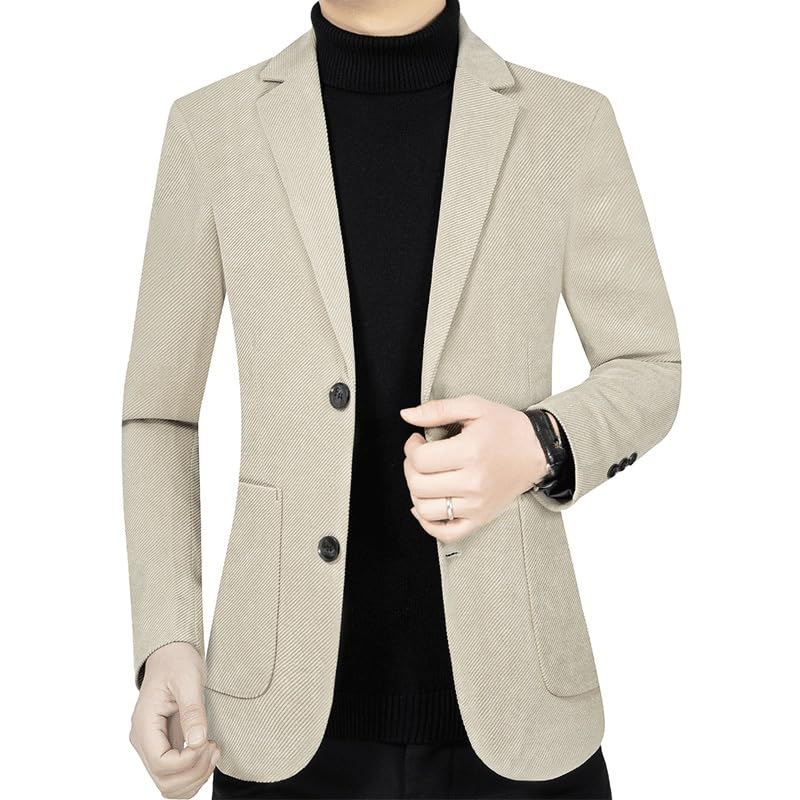 Suit Jacket Mens Classic fit Blazers Stretch Sport Coat Regular 2 Button Suit Jacket Business for Prom Homecoming2