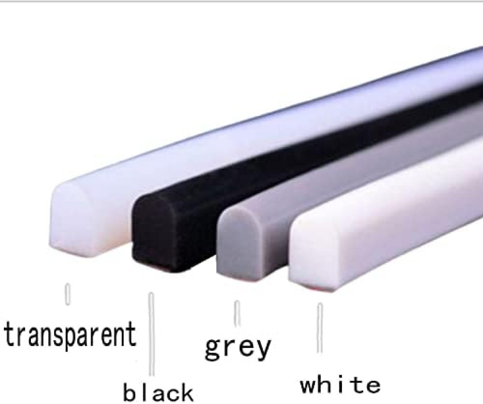 Generico Striscia Impermeabile Pieghevole, Silicone Antigoccia | Dimensioni Personalizzabili: 100x2x1,5 Cm, Adatte A Diversi Ambienti, Inclusi Bagni E Cucine (gray 1 meter)