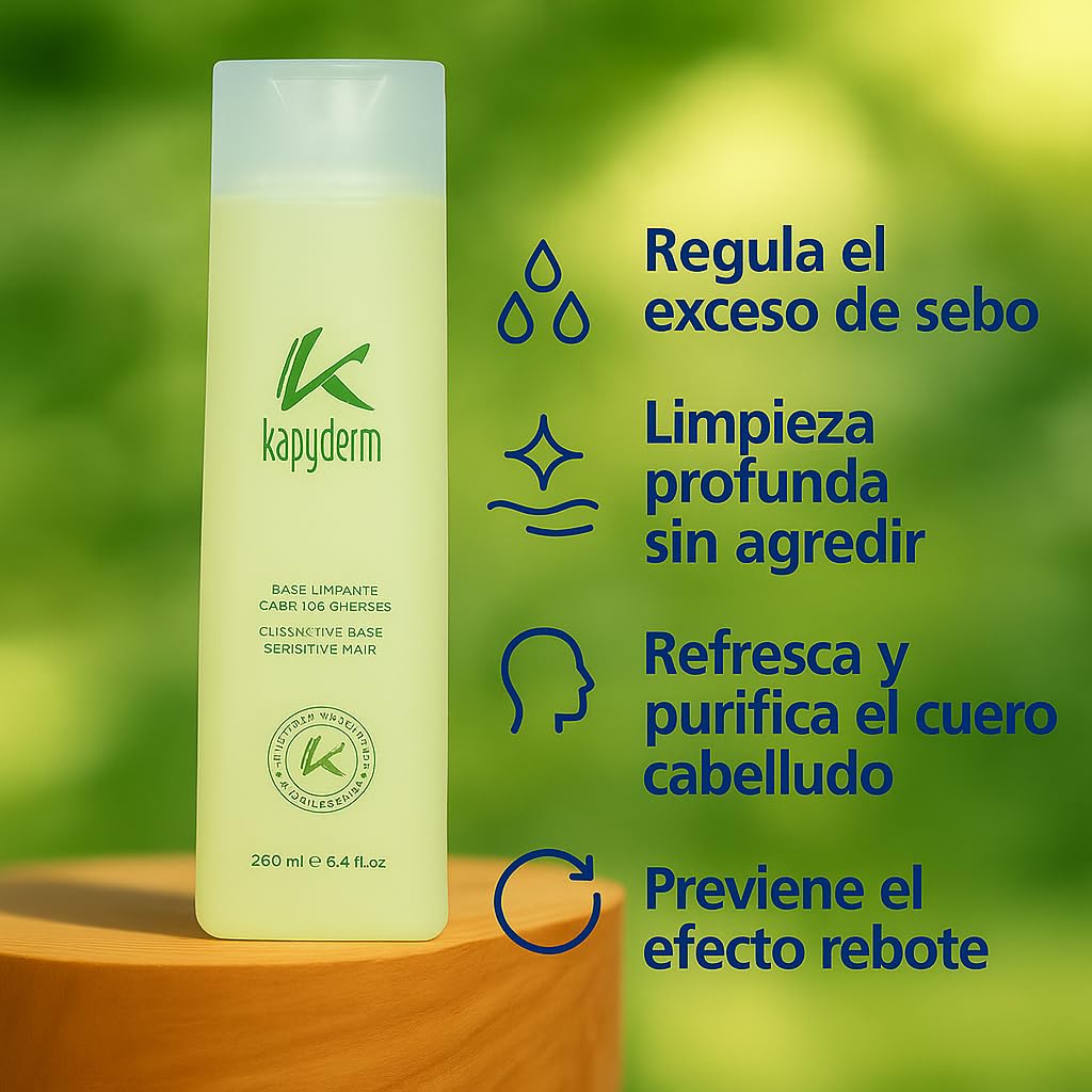 Szampon przeciwtłuszczowy | 500 ml, neutralne pH, bez parabenów, ekstrakty roślinne | Reguluje sebum, łagodzi swędzenie, do tłustej skóry głowy