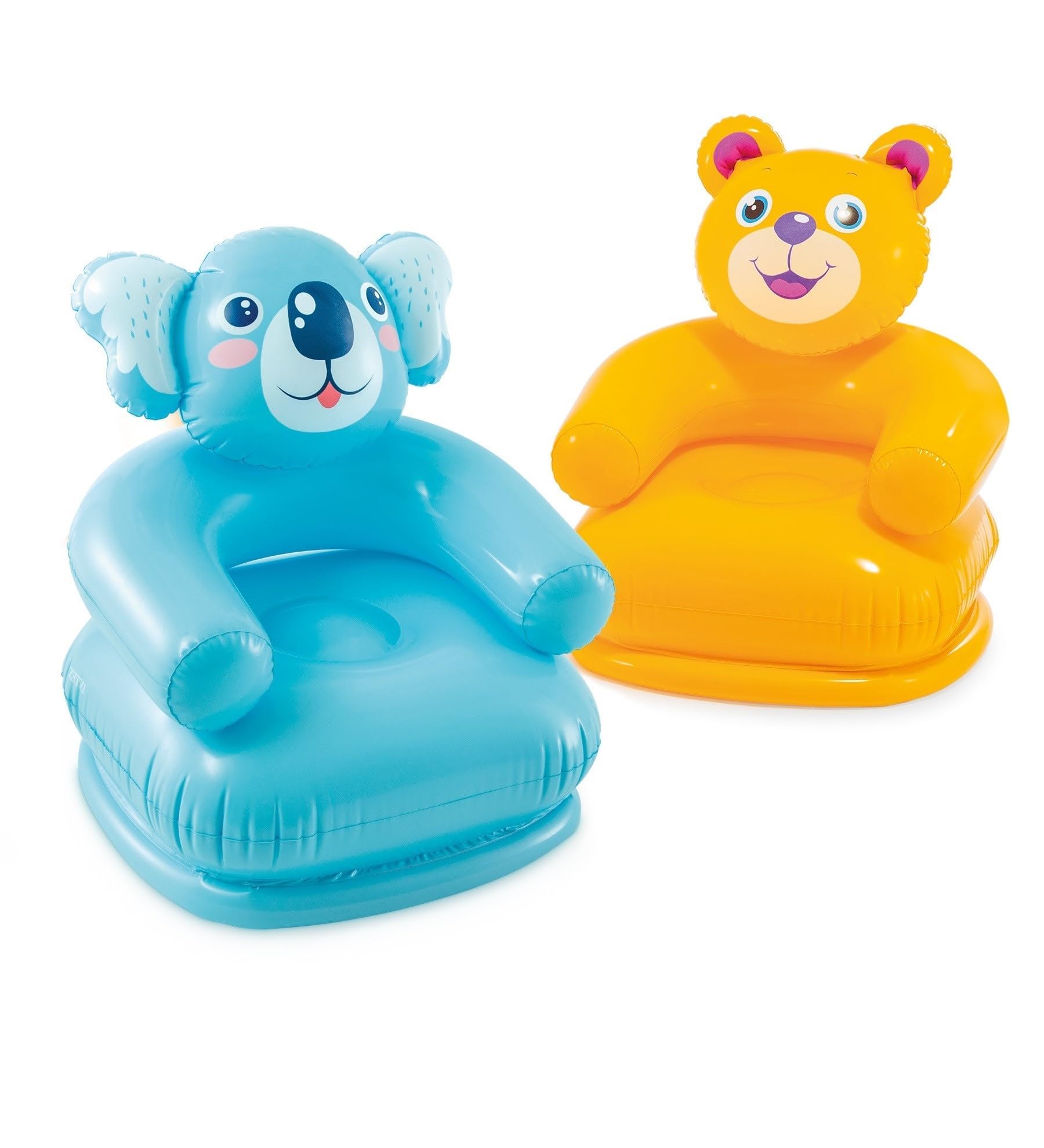 VWretails Kids Inflatable Animal Chair with Cute Bear & Koala Design, Soft PVC Inflatable Sofa for Toddlers, Comfortable Indoor Seating, Playroom, Nursery & Kids Bedroom, Ages 3–8, Pack of Any One-image-13