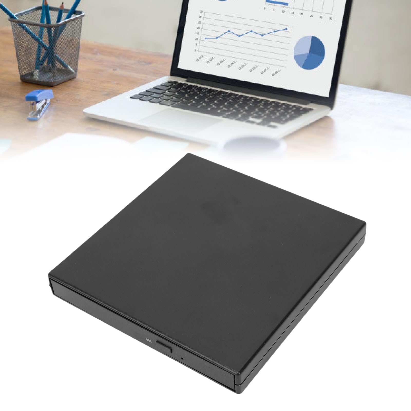 XUMIUZIY Grabadora Externa de BLU-Ray USB 4K, Unidad de CD DVD BD Portátil (Silver)