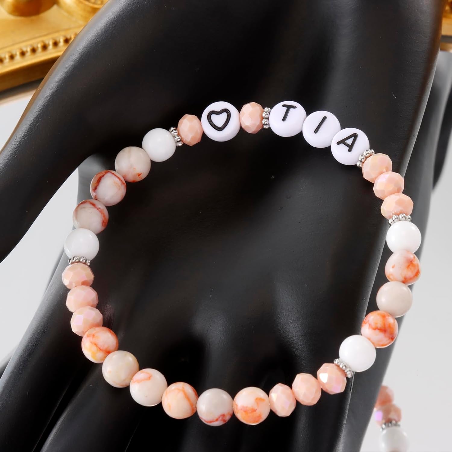 Kivosliviz Tia Gifts for Women in Spanish Best Auntie Mothers Day Birthday Custom Tia Bracelet - Image 7