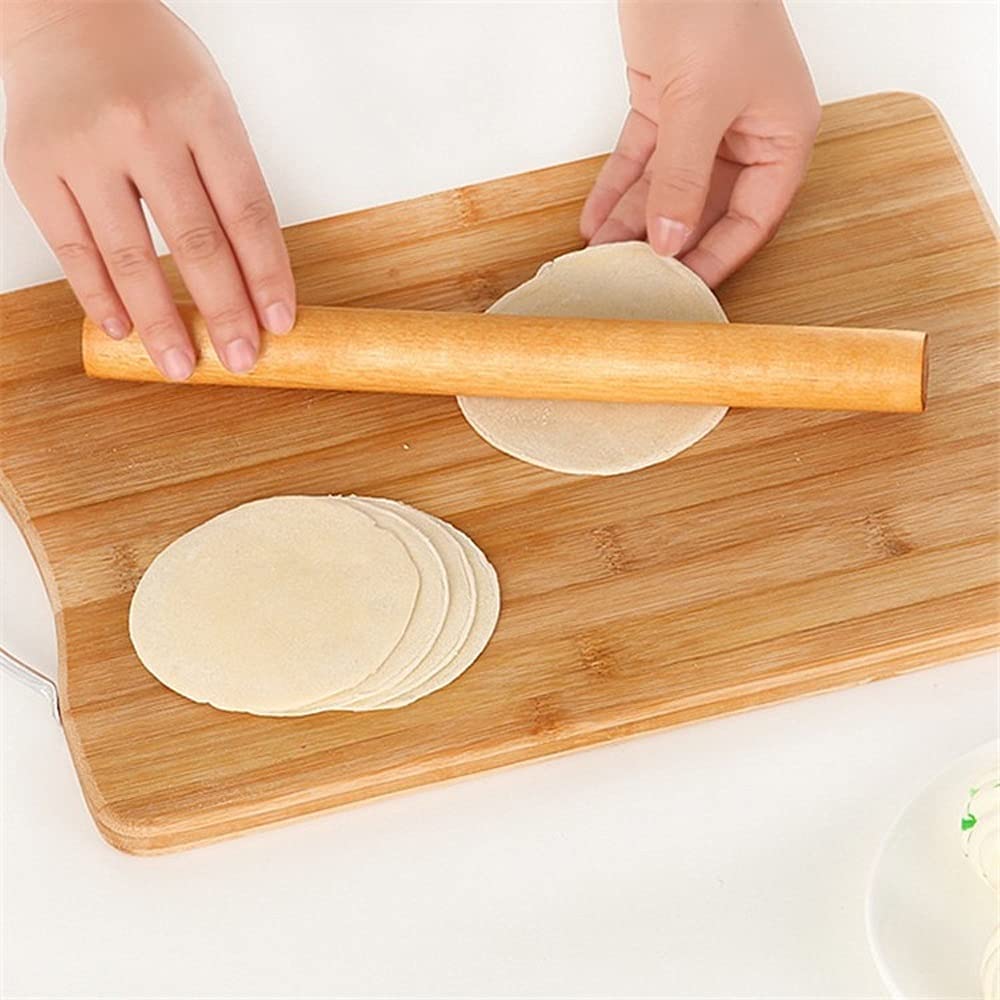 ACiyD Rodillos 2 uds., pasadores de Peal, Varilla de Madera cocida, palito de Fideos, Rodillo de Masa, Galletas, Hornear, Fondant, Galleta, Herramienta de Cocina, pastelería, Herramientas de Cocina