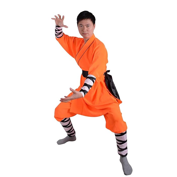 Buy Chinese Traditional Shaolin Temple Warrior Monk's Robe Martial Arts