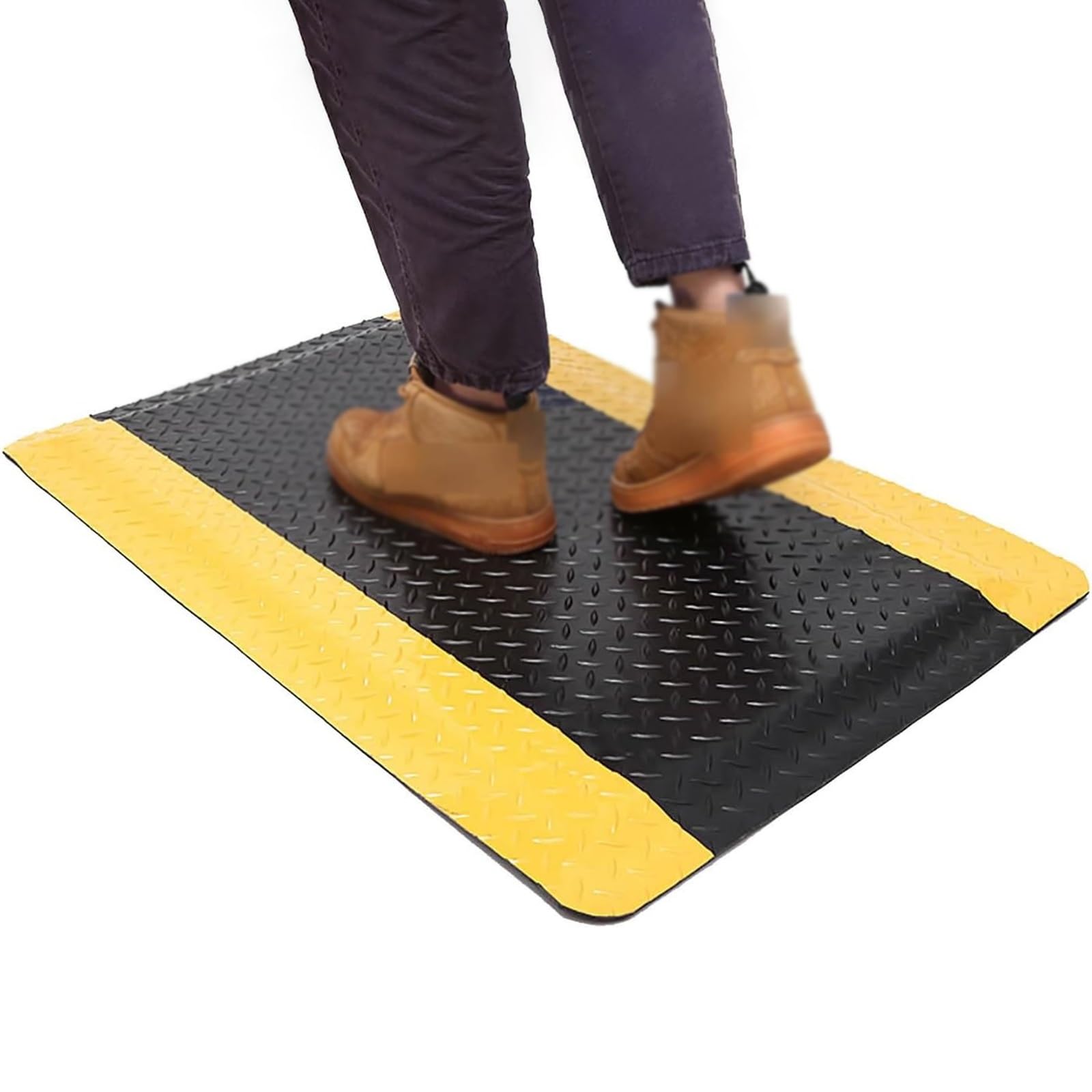 Generico Tappetino for postazione di Lavoro Che previene l'affaticamento, Tappetino Rettangolare in Spugna, Adatto for Uso Industriale e Altri luoghi in Cui è Necessario Stare in Piedi(60x90cm)