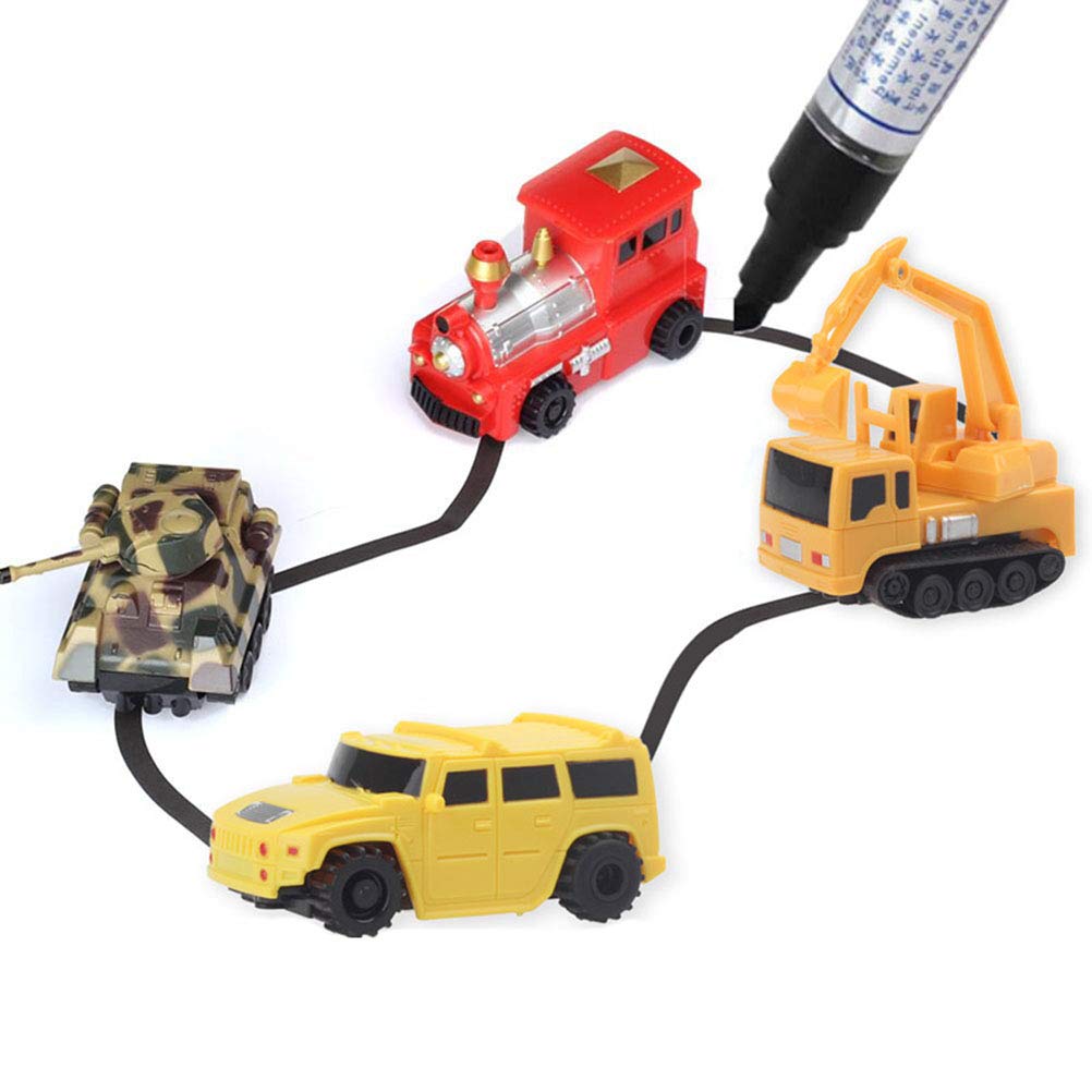 Tbest Inductive Car, Educational Toy, Mini Engineering Vehicle, Line Following, STEM Learning, for Kids Parents, Schools - Image 4