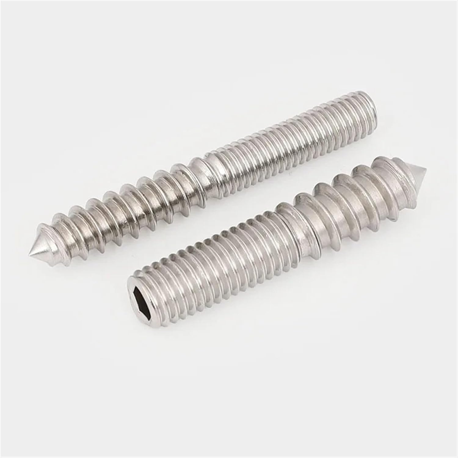 Double Headed Bolts Self Tapping Screw Double Ended Self Tapping Wood Screws M6 M8 35-60mm Hex Socket(M8X50MM)