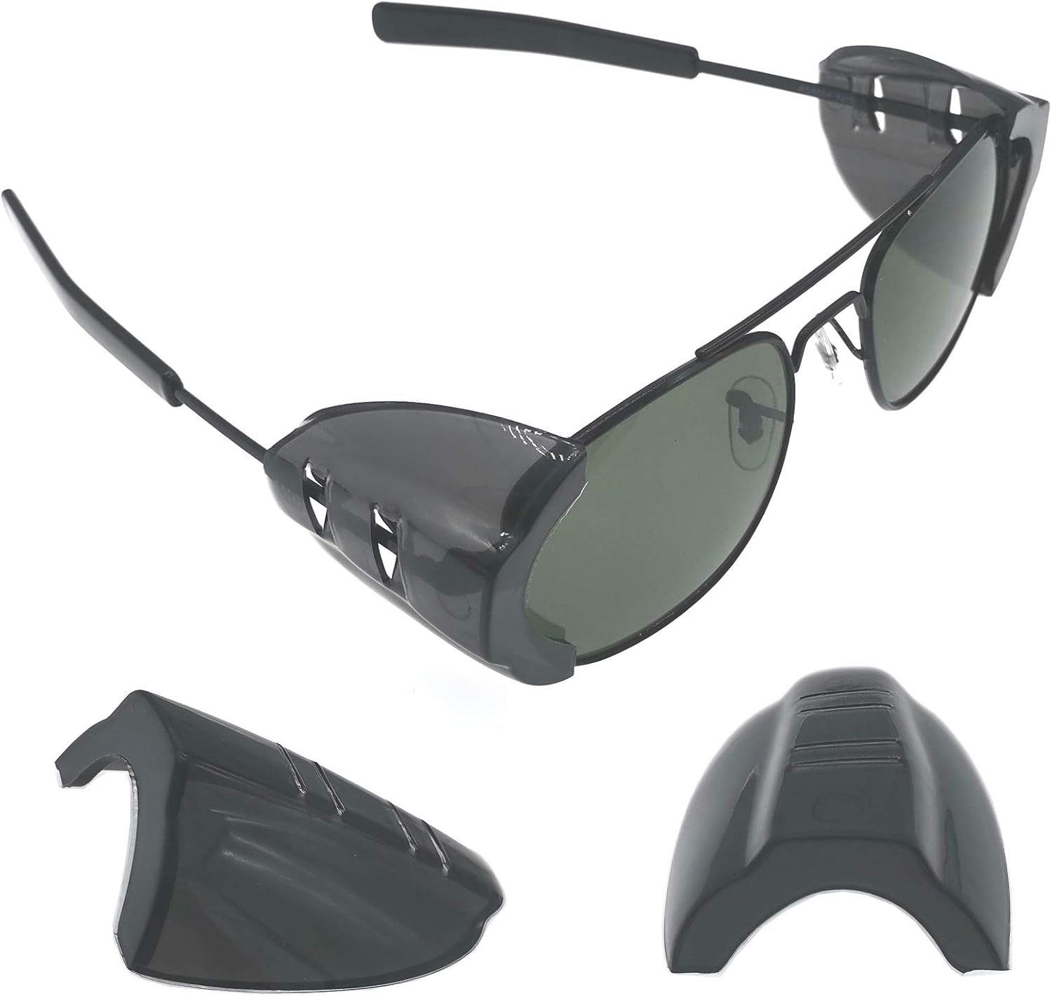 Glasses Side Shields, Slip on Side Shields, L Size Fits Medium to Large, M Size Fits Small to Medium Eyeglasses Frames image 3