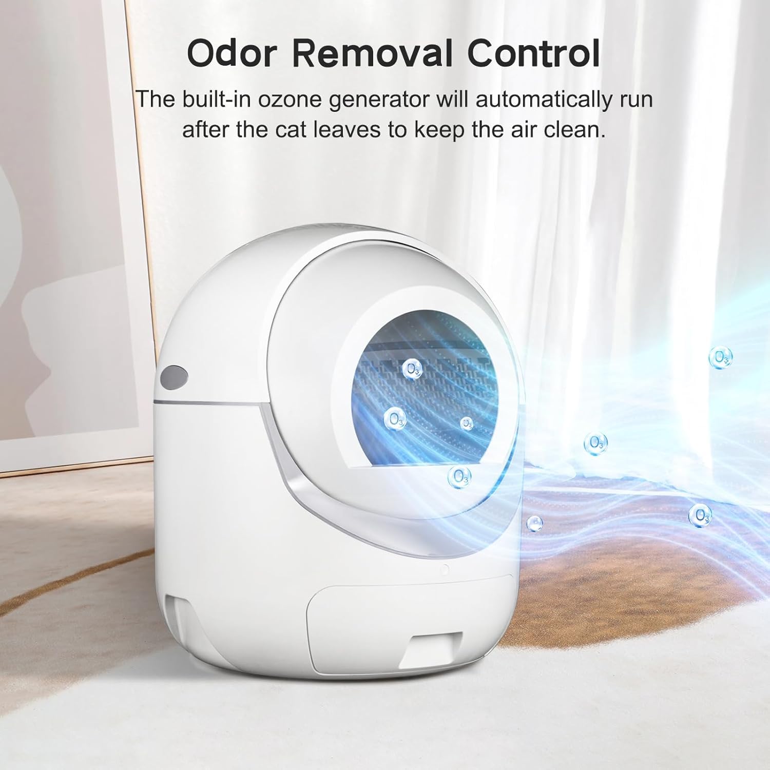 Smart Self-Cleaning Cat Litter Box – Automatic Odor Control, App Monitoring & Ultra-Quiet Design for Multi-Cat Homes - image 6