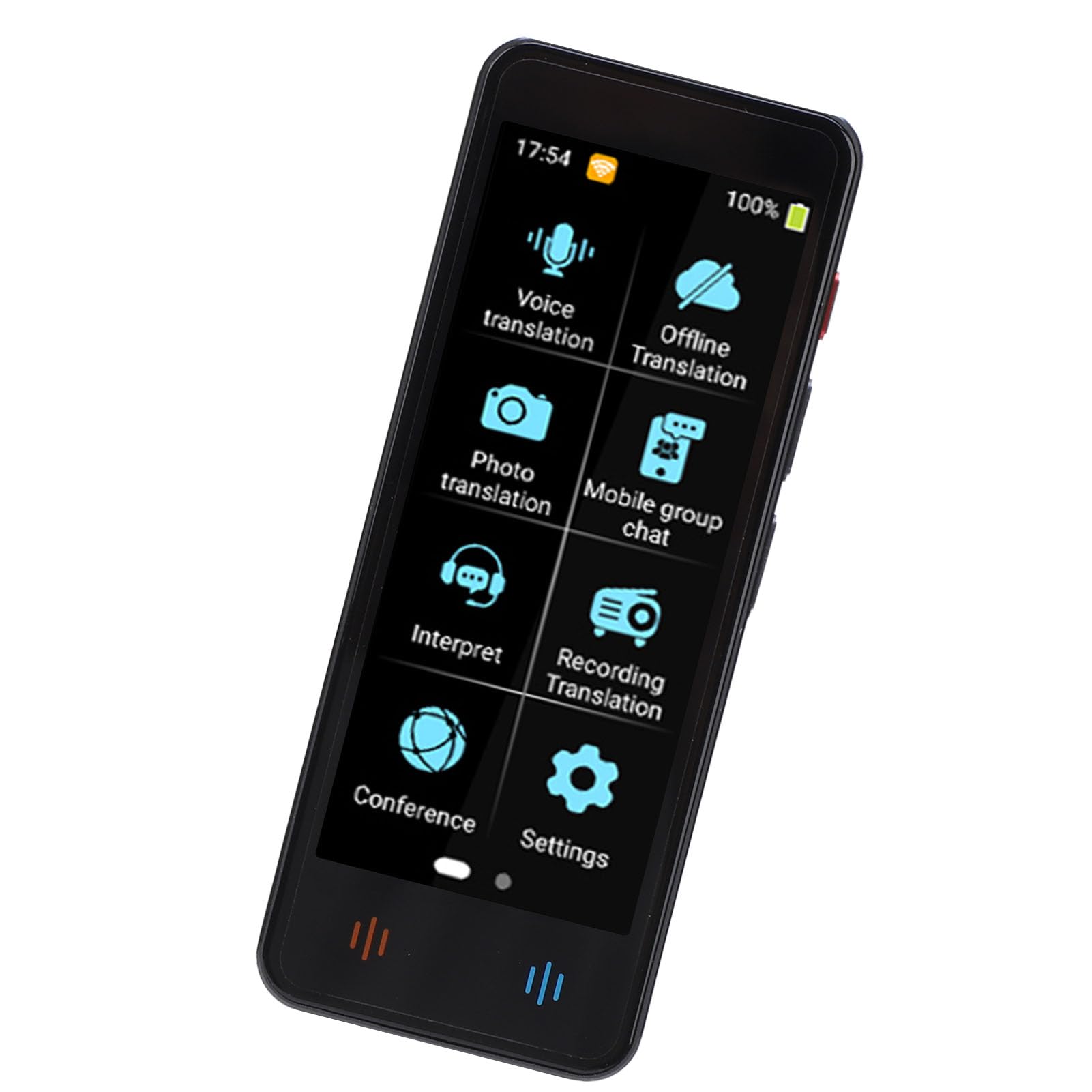 Traduttore di Lingue 134 Lingue Touchscreen da 4,2 Pollici (Nera)