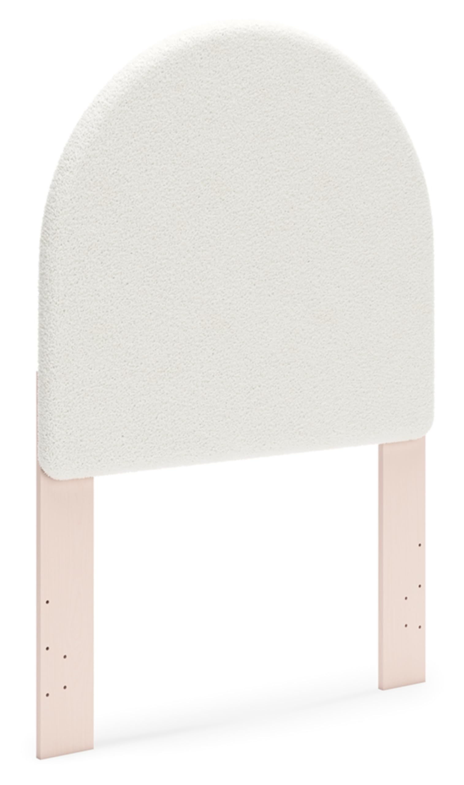 Signature Design by Ashley Wistenpine Urban Upholstered Panel Headboard, Twin, White & Pink