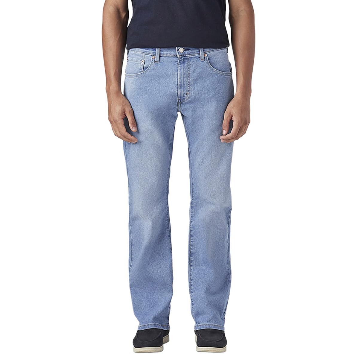 levi's Men's 517 Light Indigo Bootcut Fit Mid-Rise Jeans-picture-40