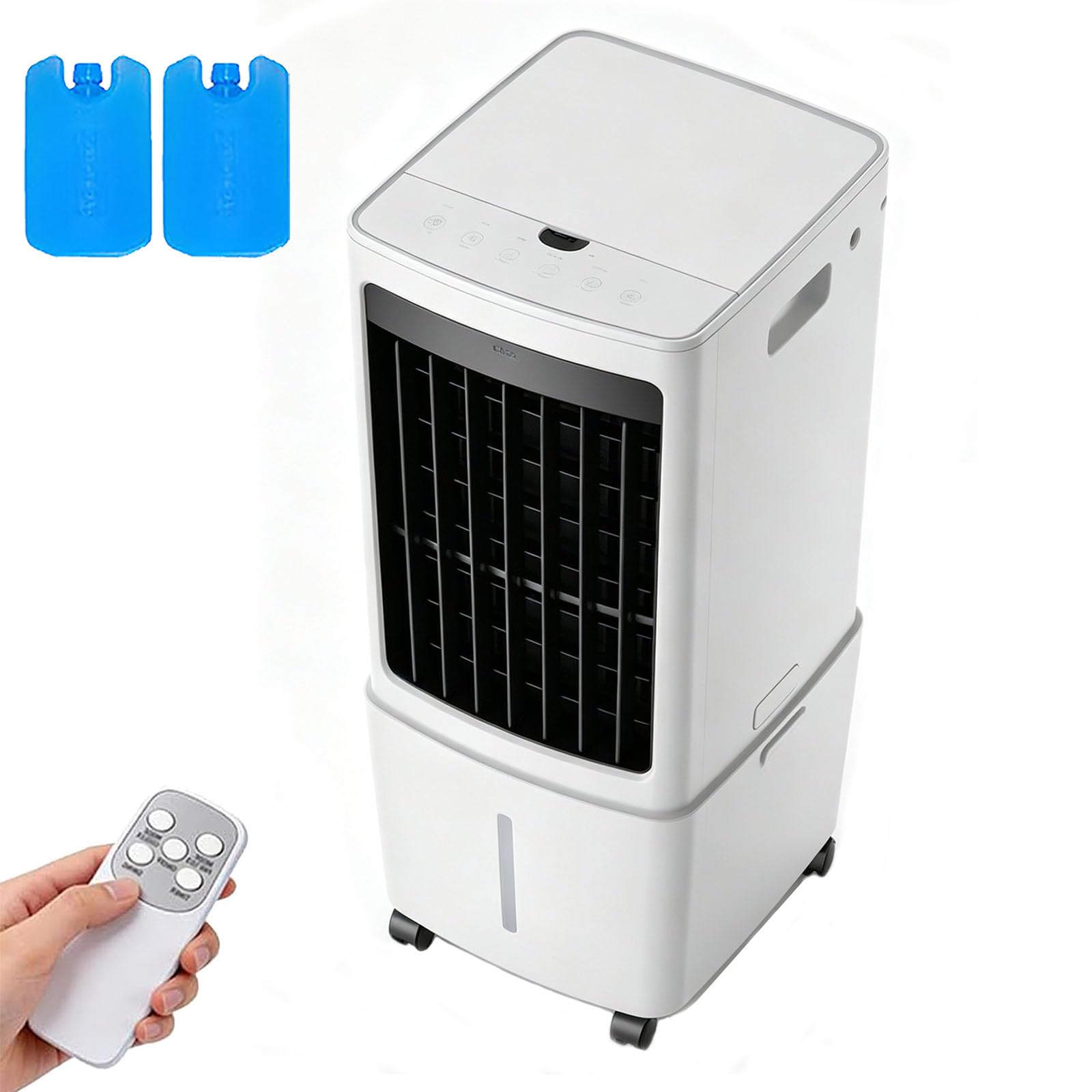 MESCXTY Portable Air Conditioners,Swamp Cooler Evaporative Upgraded Windowless with 3.7GAL Detachable Tank,120° Oscillation, Cooling Fan for Apartment Garage Outdoor