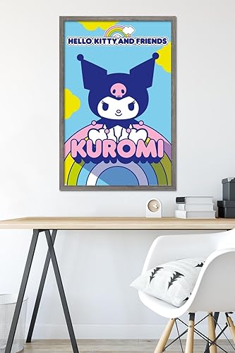 Vista 33 de Trends International Hello Kitty and Friends - Póster de pared Kuromi, 22.37 x 34.00 pulgadas, versión premium sin marco