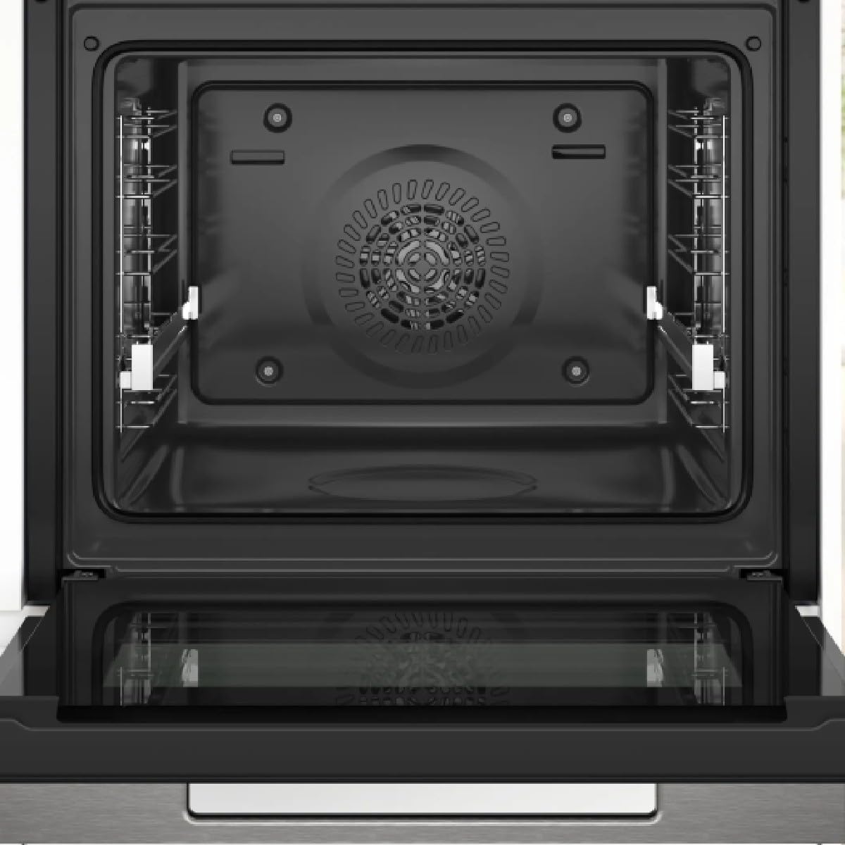 Bosch HBG724AB1 Four série 8 60 cm de large, fonction assiettes, AirFry, assistant de nettoyage à l'eau, noir