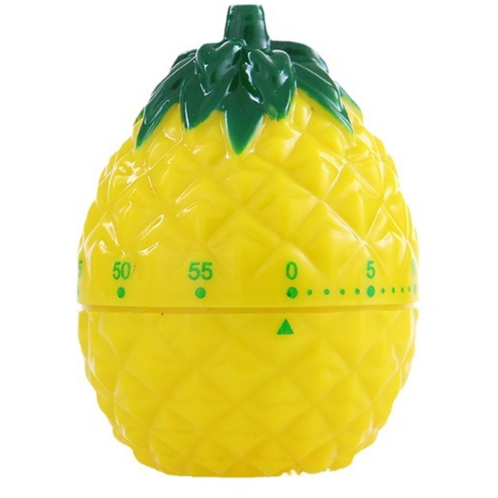 Kalttoy Pineapple Shape Mechanical Kitchen Timer Time Management Tool for Cooking Baking and Study Alarm Clock Mechanical Cooking Clock