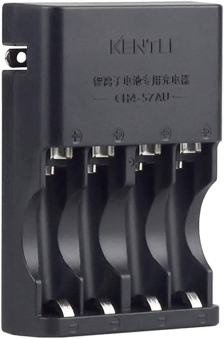 CH4-57AU 4 Slots Ports Charger for kenlti 1.5v Lithium li-Polymer li-ion aa AAA Rechargeable Battery
