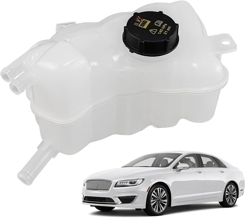 Reservatório de Expansão do Líquido de Arrefecimento YzusGomumu com Tampa para Ford Fusion e Lincoln MKZ – 1 conjunto