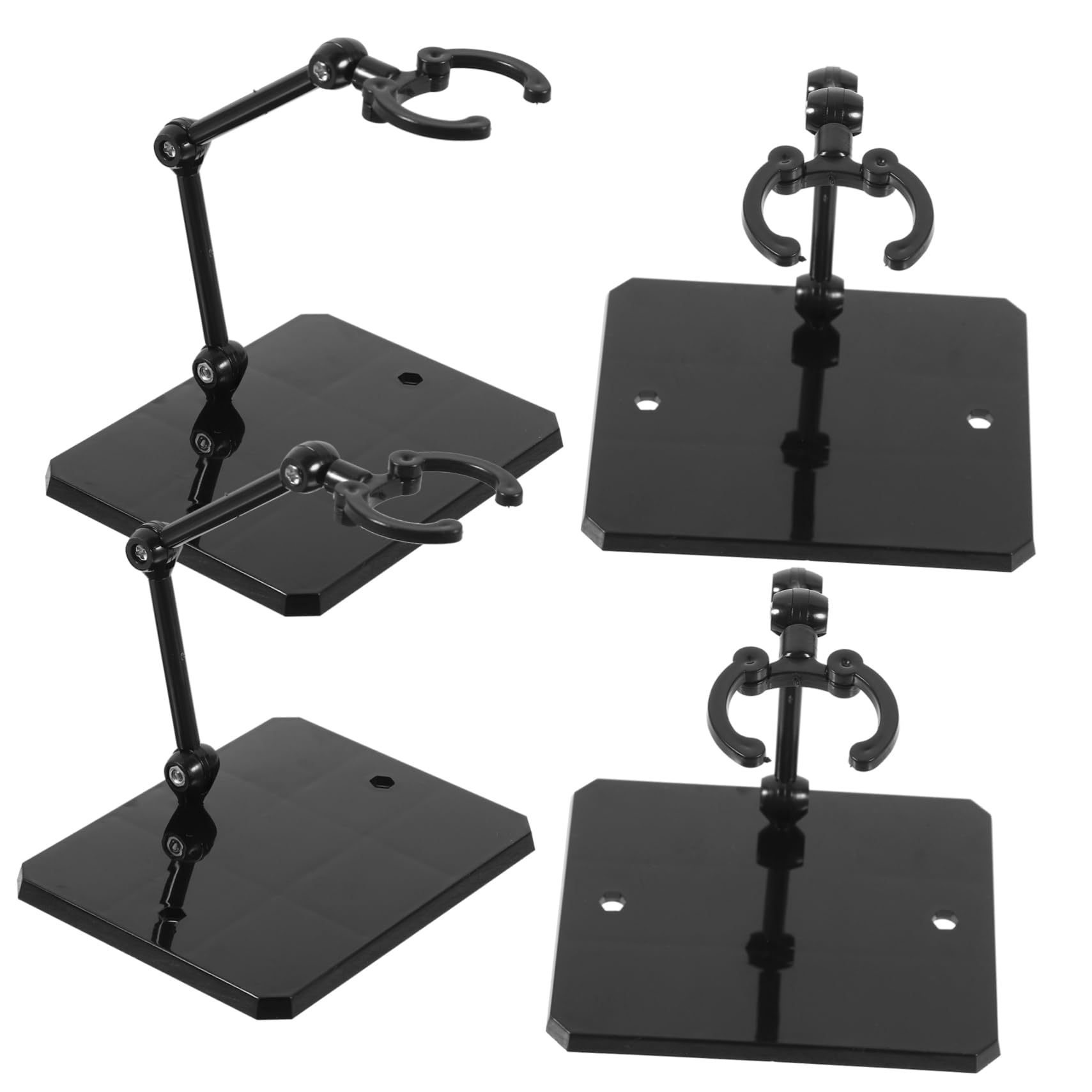 Vaguelly 20pièces Support De Présentation Pour Figurines Lot De Supports Réglables Pour Modèles De Poupées Parfait Pour Décoration Et Exposition Les Magasins Et Événements