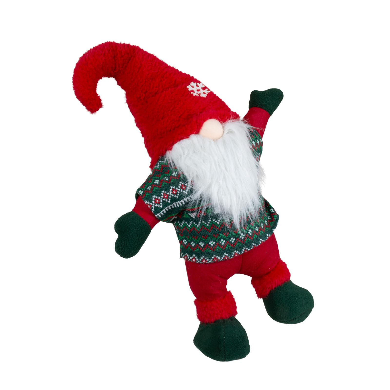 Monopol Christmas Paradise Wichtel Gnom Weihnachtswichtel stehend 48cm rot-grün mit Zipfelmütze
