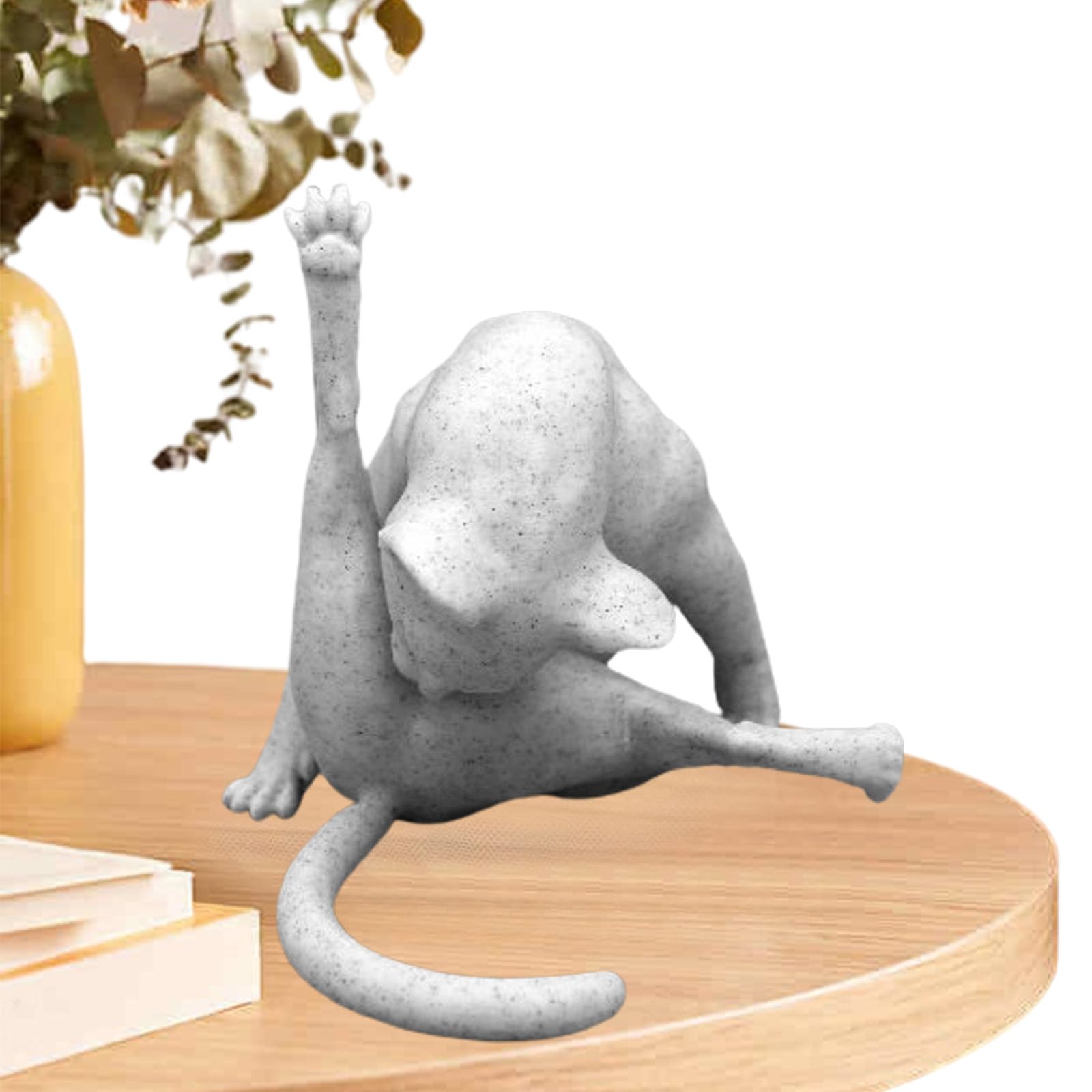 Amazon.co.jp: TAOLE 猫の置物 恥ずかしくない猫の彫刻、樹脂猫のお尻