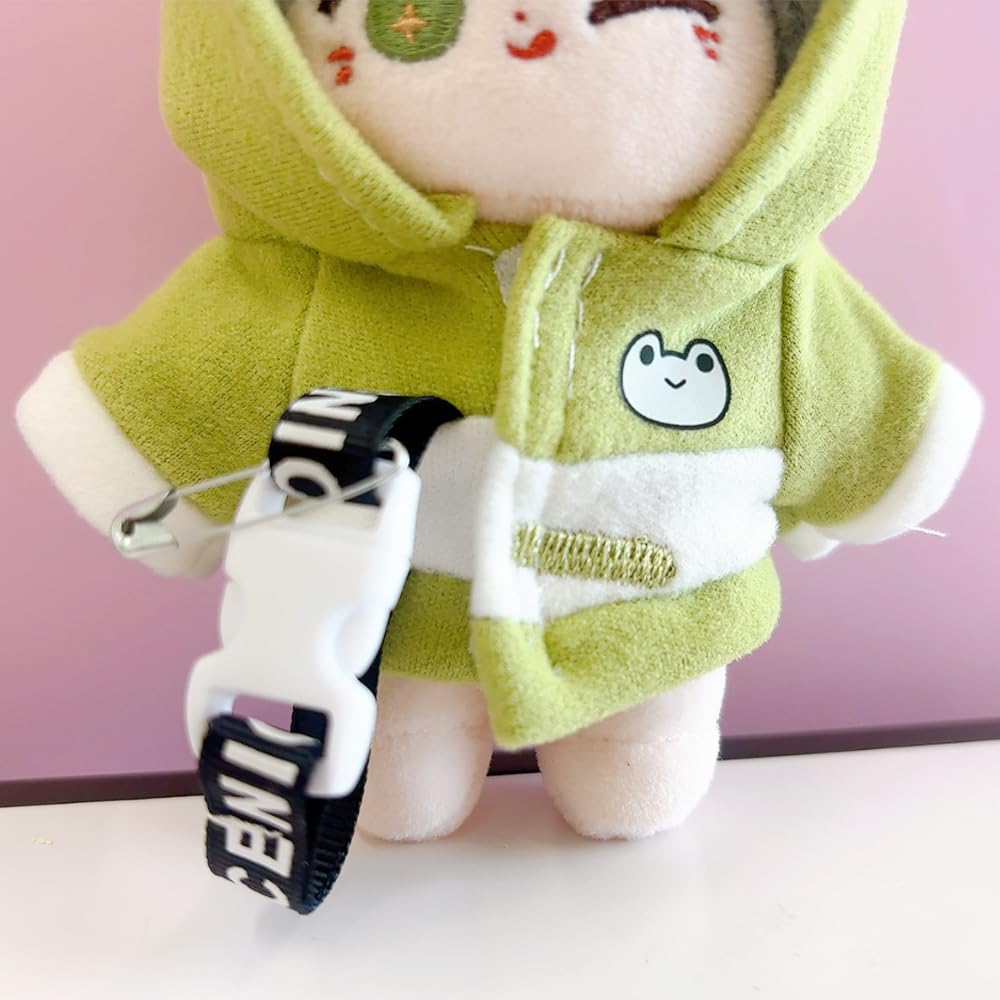 Amazon.co.jp: アニマルパーカー 10cm用 グリーン(カエル) ぬい服
