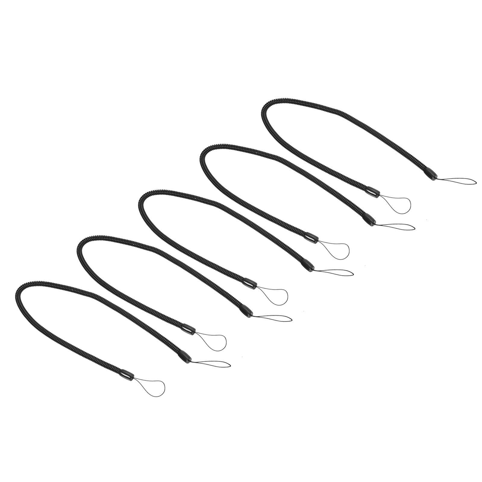 PATIKIL Retractable Spring Coil Strap Plastic Spiral Stretchy Key Holder Stylus Lanyard Cord-image-5