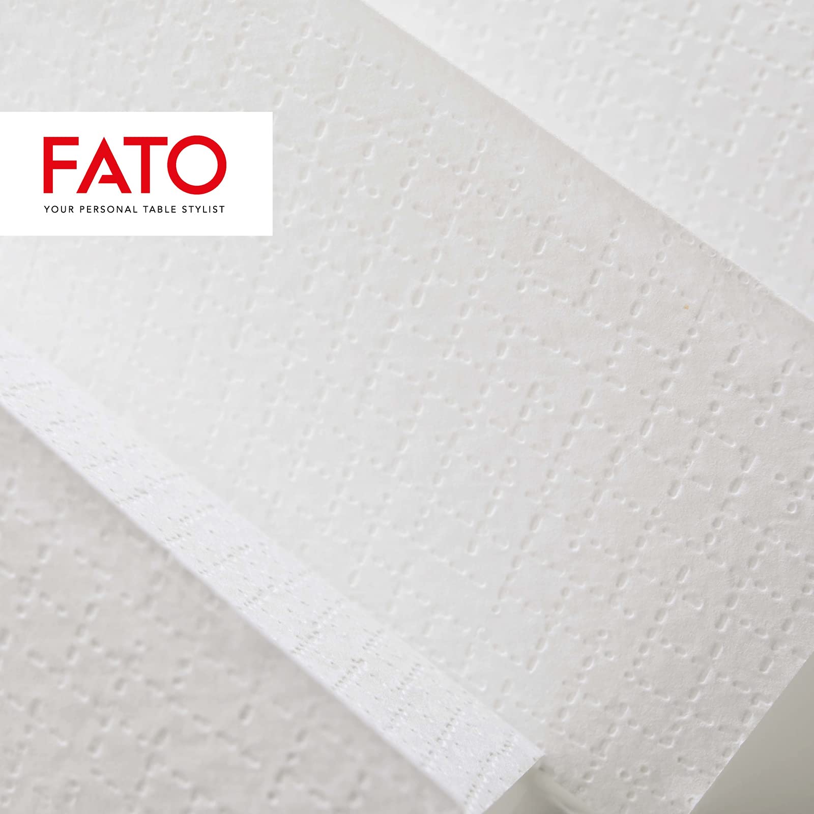 Fato, jednorazowe serwetki papierowe, format 16 x 24, 2-warstwowe, 100% czysty papier celulozowy, kompatybilny z dozownikiem liści, zestaw 6000 ręczników, 40 opakowań po 150 szt