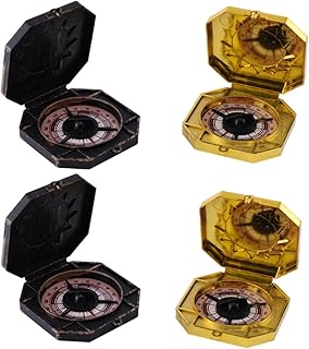 Abaodam 12 Peças Decorações De Halloween Brinquedo Pirata Pirata Tesouro Bússola Pirata Cosplay Adereços Crianças Sacos De Guloseimas Enchimento Criança Pirata Cosplay Adereço Criança
