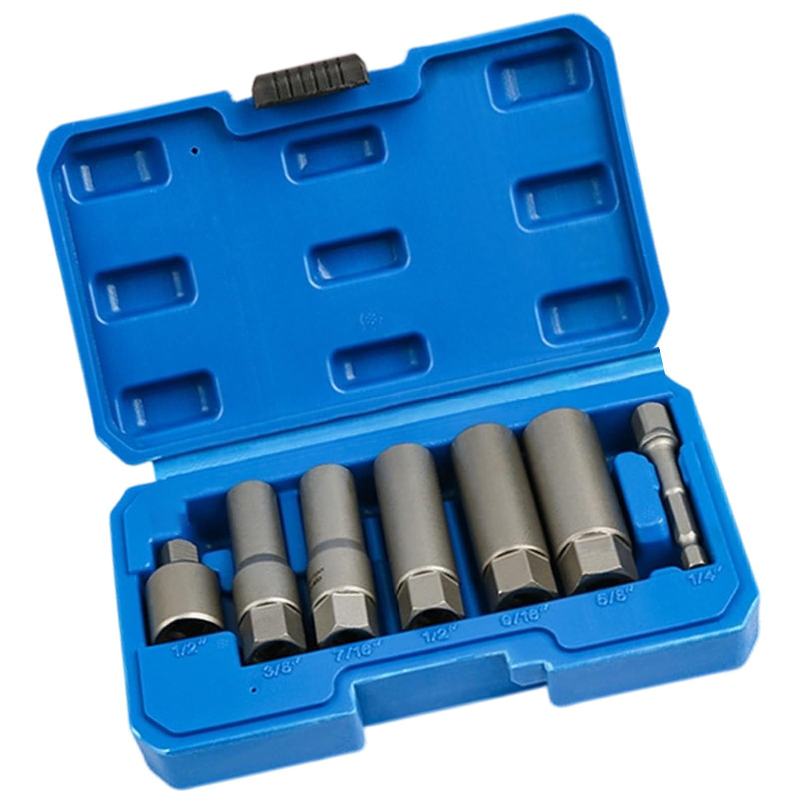 Tsophreniq 7 Piece Set Professional Screw Extractor Set For Damaged Bolts Removal, Enthusiasts Damaged Screw Extractor