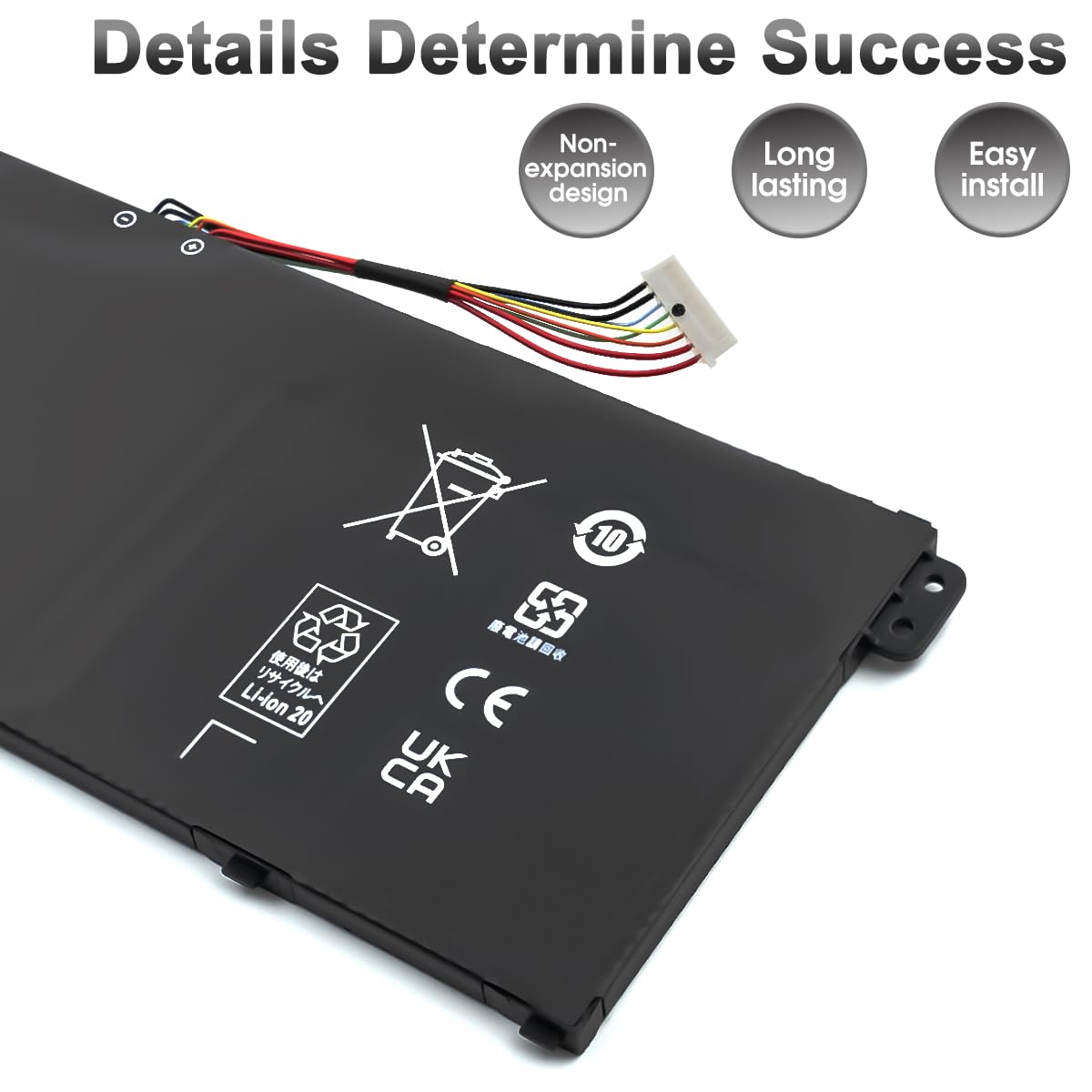 AP19B8K Batteria per Acer Aspire 3 A315-56 A315-57 A315-57G A315-58 A315-58G A315-59 A315-59G A317-52 A317-53 A317-53G TravelMate P2 TMP214-51 TMP214-52 TMP215-51 Extensa 15 EX215-54 EX215-54G