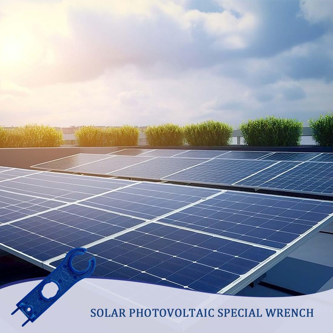 WUSJCOF 1 Paio Chiavi Inglesi per Chiavi per Cavi del Pannello Solare Filo del Sistema fotovoltaico e assemblaggio connettori