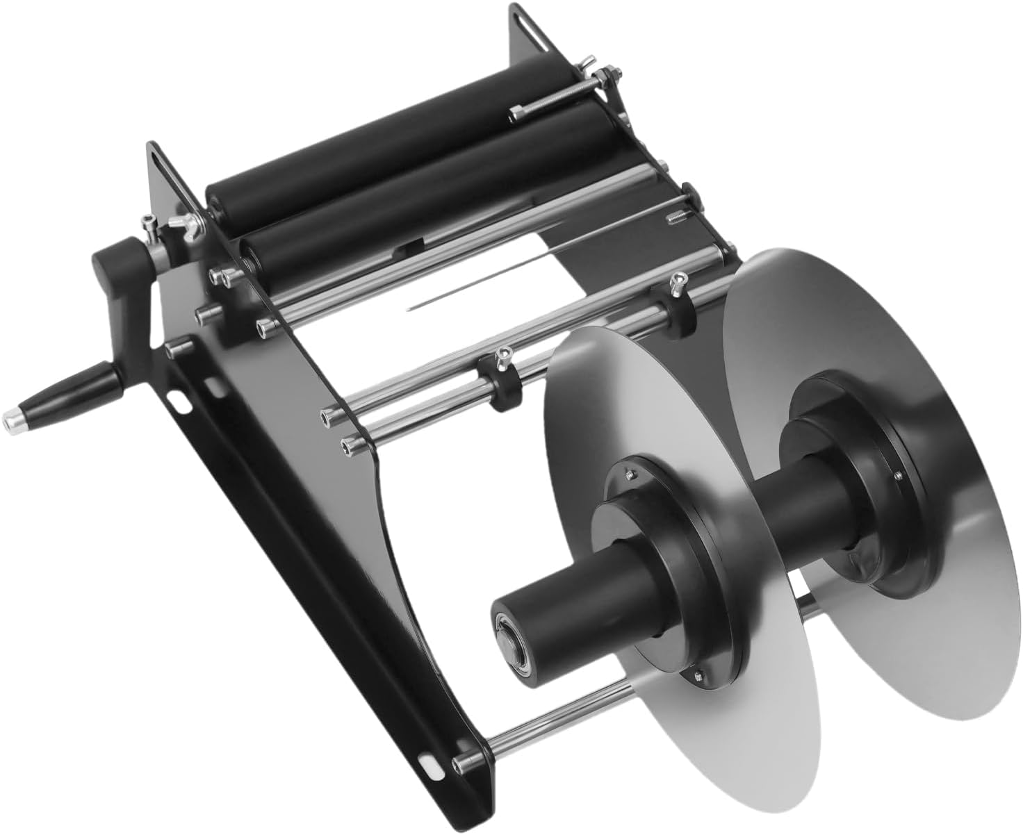 Etichettatrice Manuale - Etichettatrice per Bottiglie Migliorata con Maniglia, Perfetta per Etichette Rotonde su Vetro, Plastica E Metallo - Kit di Avviamento Completo
