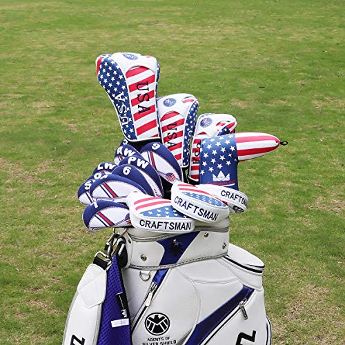 image for CRAFTSMAN GOLF Stars and Stripes American USA US Flag Driver Headcover