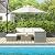 Outsunny Patio Wicker Furniture Set with Cushion, 7 Pieces Outdoor PE Rattan Sectional Sofa with Adjustable Backrest Seat Panel, Acacia Wood Accents, Metal Frame, White