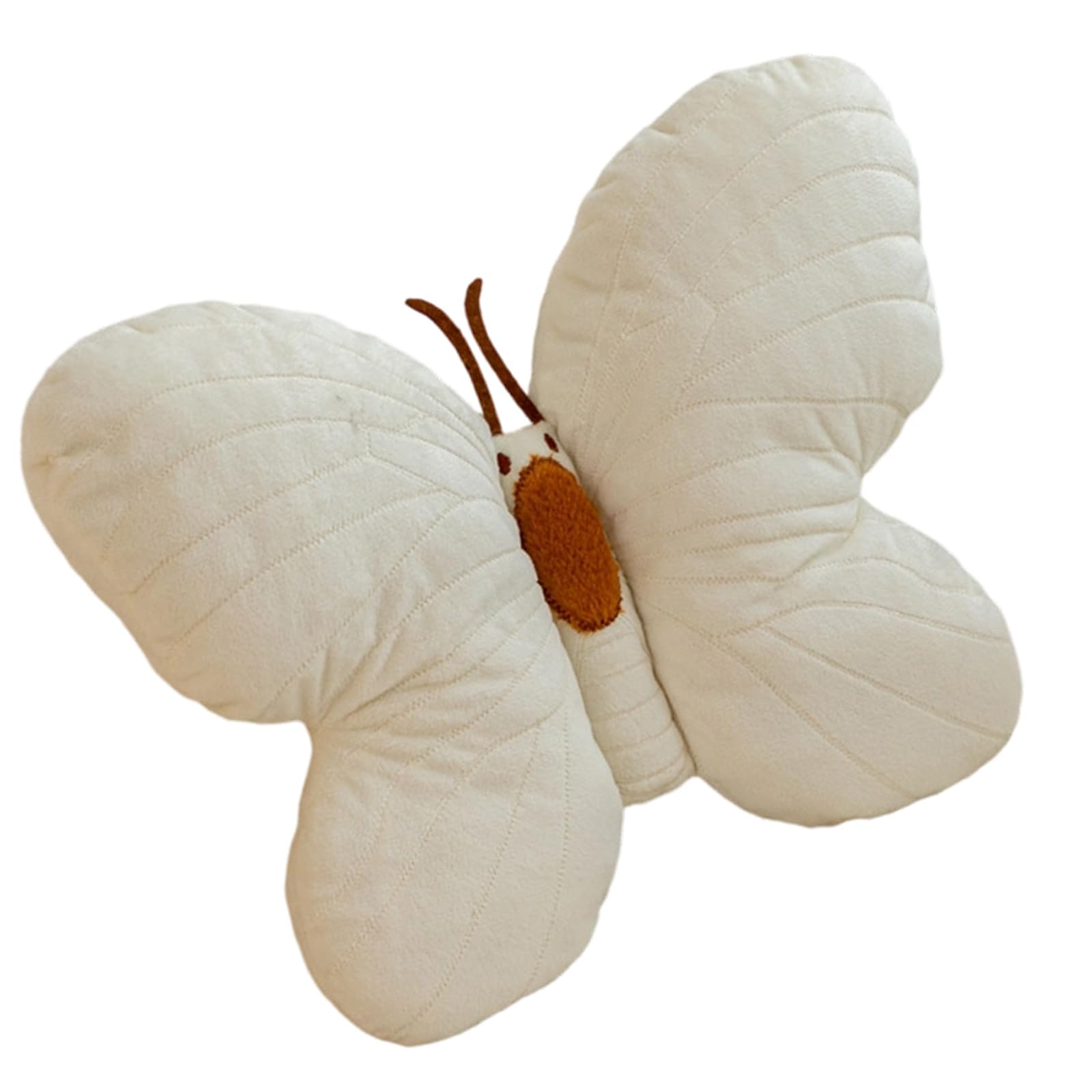 Tsophreniq Multiple Use Plushes Butterfly Pillow for Sofa Rest Travel and Home Decoration Plushes Butterfly Pillow